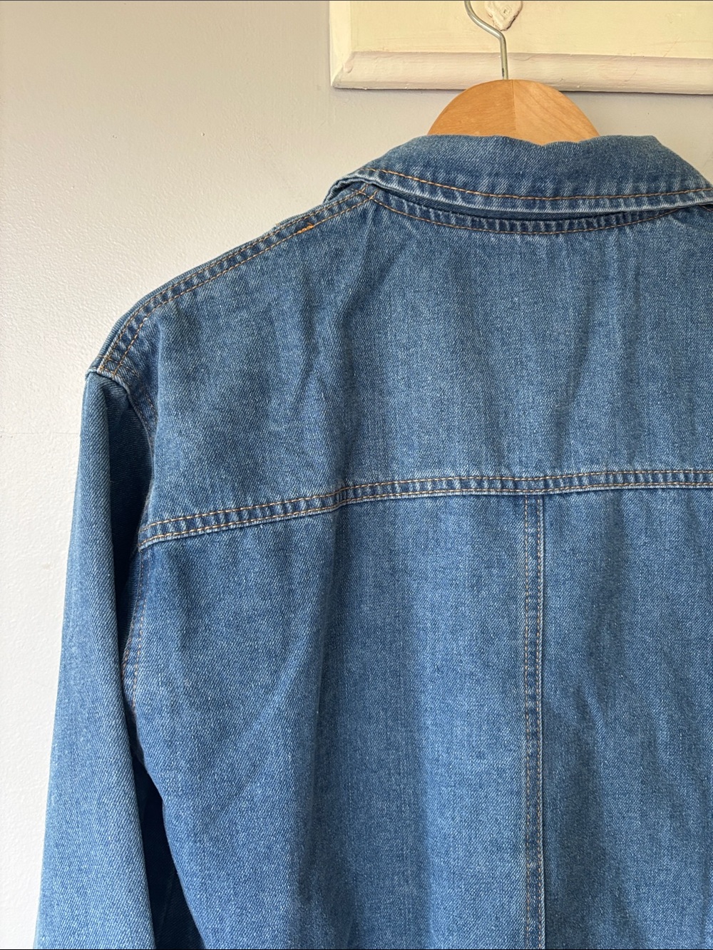 UTCOCO NWT Denim Jacket Blazer Jean Jacket Blue - Picture 8 of 8